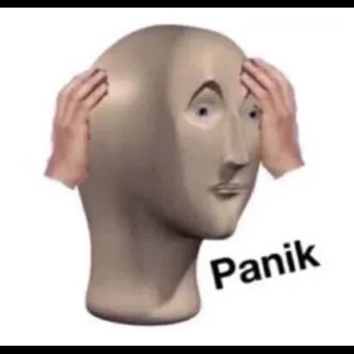 meme roblox, мем головой, стонкс panik, panic мем голова, panic мем голова манекена