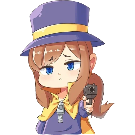 хэт кид a hat in time, a hat in time, аниме стикеры в шляпе, кружка 330 мл, аниме