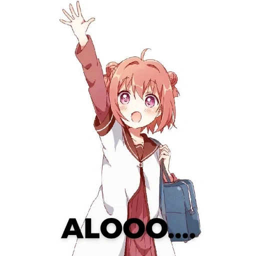 akari acadza, yuru yuri adesivos, kawai anime, yuri yuri akari, yuru yuri