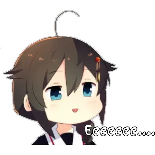 shiba tatsuya chibi, anime arte, chibi negro, colección kantai, ideas de anime