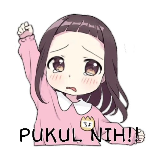 anime stickers, anime stickers hello, style little girl, anime lovely, funny anime stickers