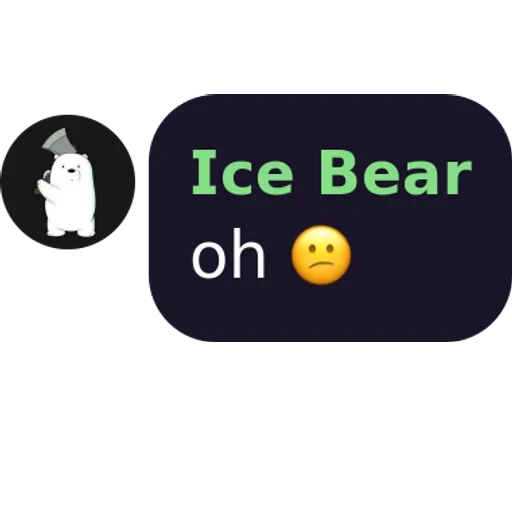 текст, ice bear, вся правда о медведях, скриншот с текстом, стикеры для whatsapp
