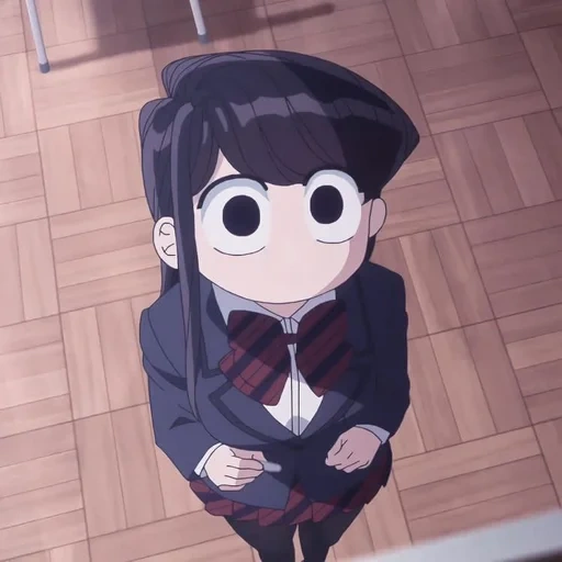 immagine, komi san, personaggi anime, bel disegni anime