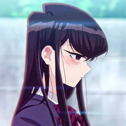 anime girl, anime woman, anime girl, anime characters, komi canmunicate amv grateful