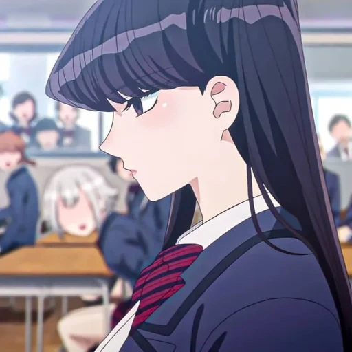 komi san, 2021 anime, komi san wa komyushou desu, anime de comunicate de komi canon, komi san wa komyushou desu anime