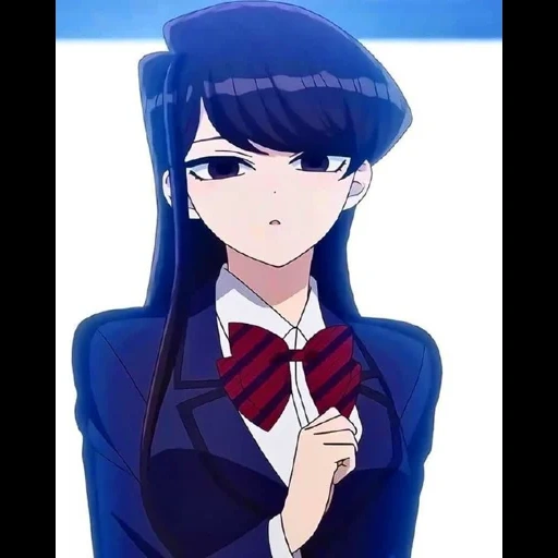 komi san, anime girl, anime girl, komi can't communicate episode 10, komisan hat probleme mit der verbreitung von animationen