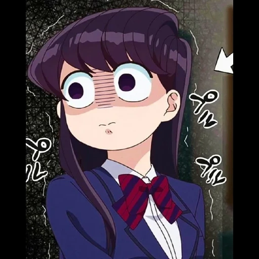 komi, anime, idee anime, personaggi anime