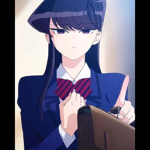 komi san, komi san a un problème, anime du personnel de komi san, komi a un problème de communication, komi san a un problème avec la communication de l'anime