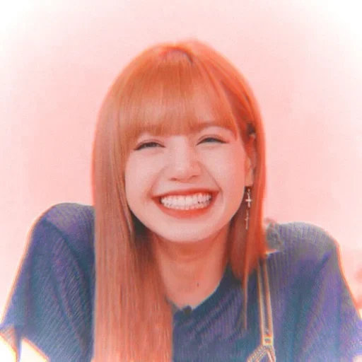 mujer joven, rosa negro, lisa blackpink, blackpink lalisa, lalisa manoban smile