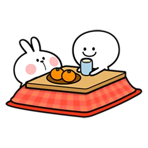 chuanjing, coelho, tala, spoiled rabbit e smile person