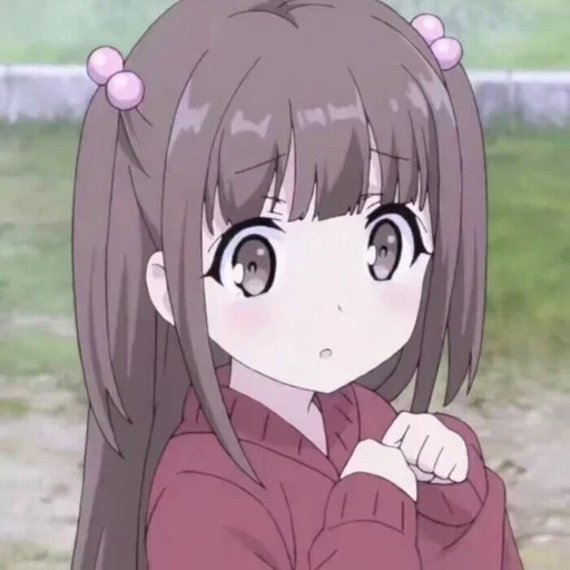 anime, anime beberapa, anime kawai, karakter anime, kawaii wajah sedih seorang gadis