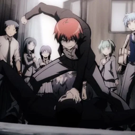 class of killers, karma akabane, the class of rice killers, ritsu class of killers, hooligan class of killers