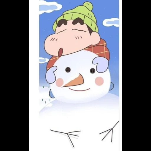 аниме, снеговики, аниме смешные, снеговик аниме, ojarumaru prince mackaroo