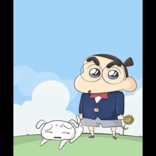 animación, kartun, xingtian, shin chan, crayon shin-chan