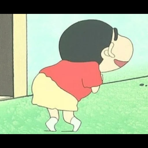 animación, xingtian, gr gif, shin chan, trabajadores de lavandería sentakuya shin-chan