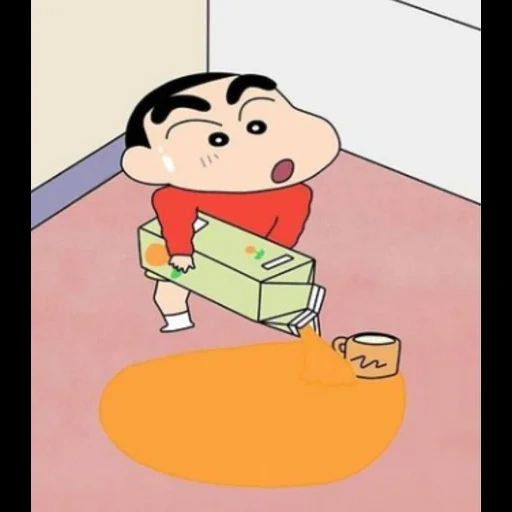 мемы, азиат, человек, shin chan, crayon shin-chan