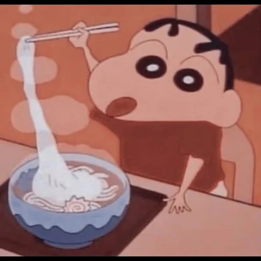 animación, agente, xingtian, caricatura, shin chan