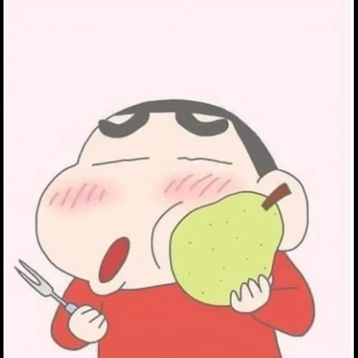 asiático, xingtian, gente, shin chan, ruso