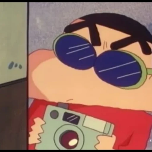 animación, v ideo, xingtian, song in, shin chan