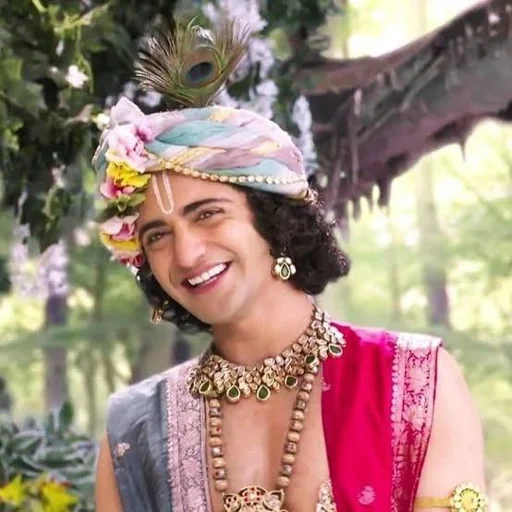 emoji, menina, sumedech mudgarkar krishna, ator da série radha krishna, radha krishna série balarama