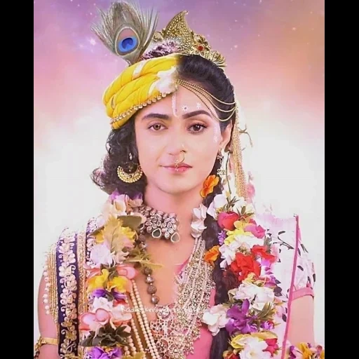 radha, jeune femme, p v acharya, radha krishna radha radha series, série télévisée radha krishna 800-849 world vedas