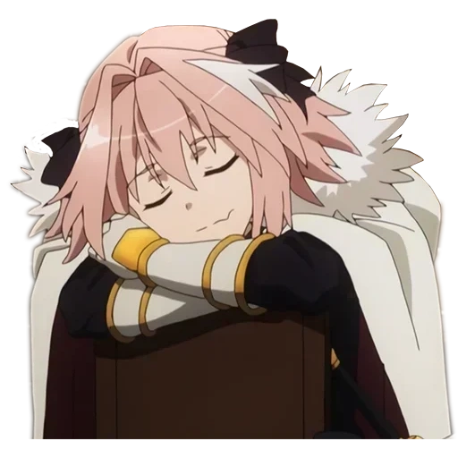 astolfo, anime astolfo, layar hitam ryder, tangkapan layar anime astolfo, nasib astolfo astocrypha