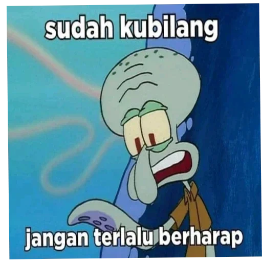 sad squidward, sponge bob square pants, skvidward menangis, gadis, menangis skvidward