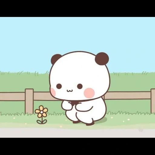 um brinquedo, frango panda, os animais são fofos, panda é um desenho doce, telefone de papel de parede kawaii