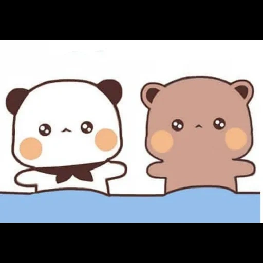 kawaii, piada, anime fofo, desenhos fofos, chibi bear cub