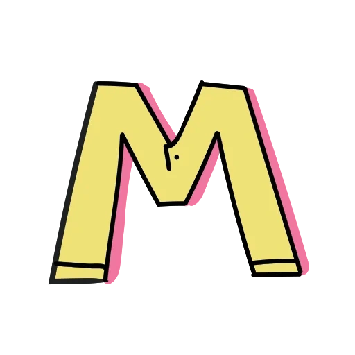 cartas, a letra m, a letra m, o logotipo da letra m, grande letra m