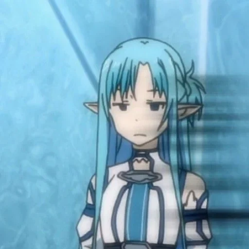 asuna yuki ist blau, asuna masters des schwertes, meister des schwertes online, asuna alfham undina, asuna yuki alfheim goluny