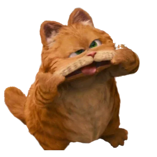 cat garfield, garfield smile, dancing cat garfield, espace