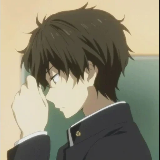 foto, anime kun, anime pessoal, oreki hotaro, personagens de anime