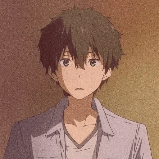 foto, anime pessoal, anime hyouka, khotaro orek, personagens de anime