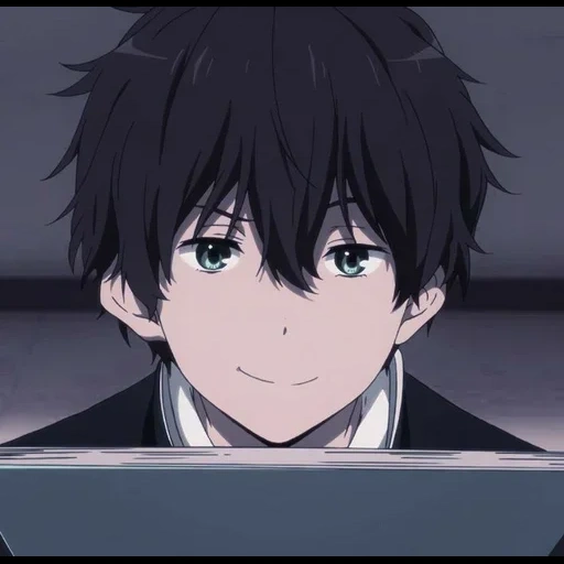 anime hyouka, oreki hotaro, karakter anime, anime hyoka orek, anime khotaro oreki