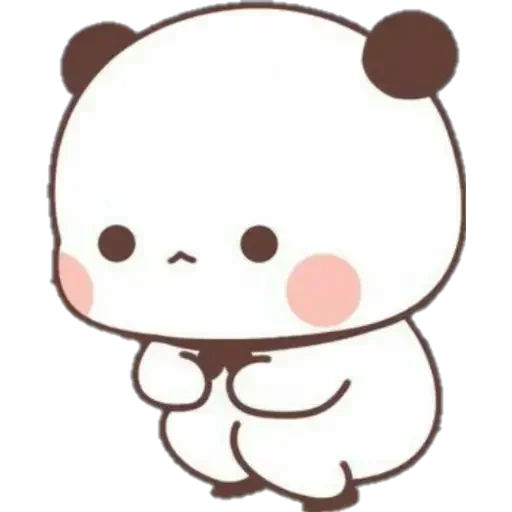 les motifs sont mignons, belle peinture de figures de chibi, patterns de panda mignon, les jolis motifs sont mignons, un joli motif un joli motif