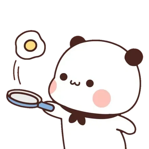 kawai, kawai pictures, kawai sticker, cute panda pattern
