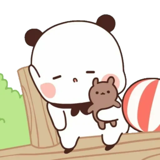 kawaii, immagini di kavai, orso moka al latte, carino kawai pittura