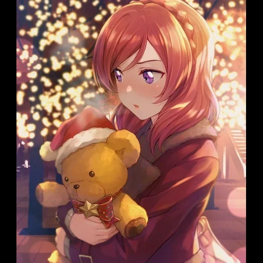 figure, nishikino maki, cartoon characters, maki nishikino ur, nishino maki giant vore