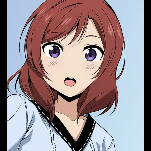 chica anime, maki nishikino, hermoso anime, maki nishikino, capturas de pantalla de maki nishikino