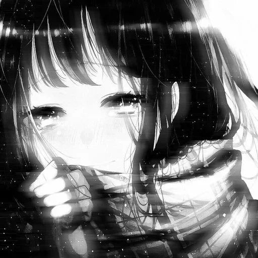 аниме, грустные аниме, слёзы аниме арт, плачущая девушка аниме, плачущая аниме девочка