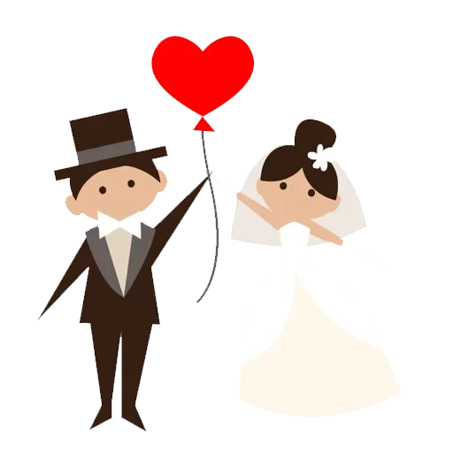 nozze, nozze, clipart di nozze, sposo da sposa vettoriale, sposo stilizzato da sposa