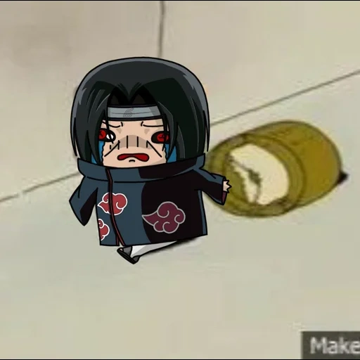 mini itachi, chibi itachi, itachi chibi cute, akatsuki chibi itachi, resurrected itachi chibi