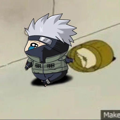 chibi kakashi, naruto chibi kakashi, chibi kakashi chataka, chibi kakashi screenshots, kakashi chibi full height