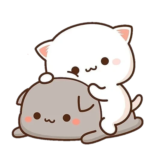 kitty chibi kawaii, gambar sayang itu lucu, gambar kawaii yang lucu, kucing kawaii yang cantik, kandang kawai chibi love