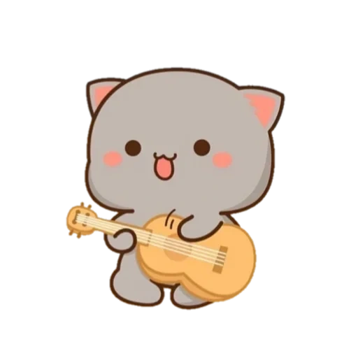 farsi, kucing persik mochi, kitty chibi kawaii, gambar kawaii yang lucu, gambar kucing lucu