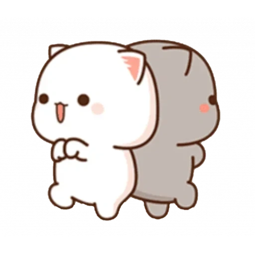 kawaii, gambar chibi yang lucu, gambar lucu sapi, gambar kucing lucu, kucing persik mochi mochi