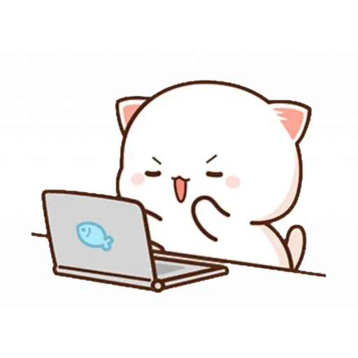 anime cat, животные милые, милые рисунки кавай, милые котики рисунки, рисунки милых котиков