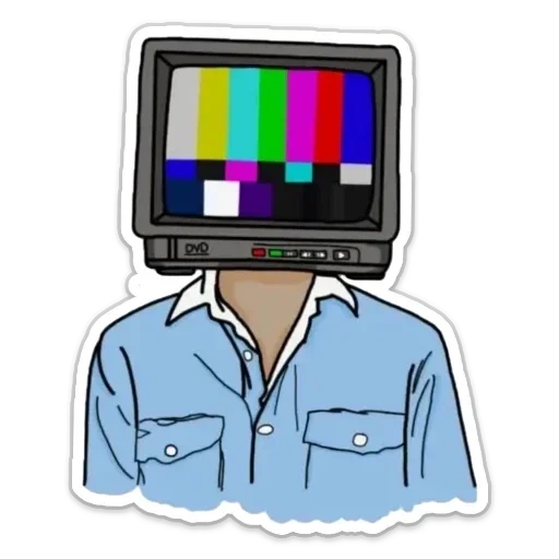 pessoas, tv, tv, voz de tv, cabeça de substituição de tv