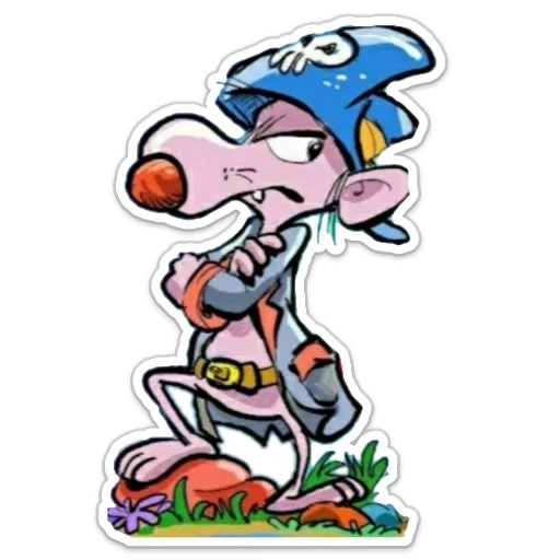 karakter, ilustrasi, logo keju chucky, tikus kartun, ilustrasi karakter